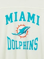 NFL Miami Dolphins Classic Fit Cotton Yoke Tee