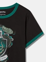 Harry Potter Slytherin Classic Fit Ringer Tee