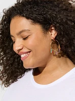 Back To School Hoop Earring