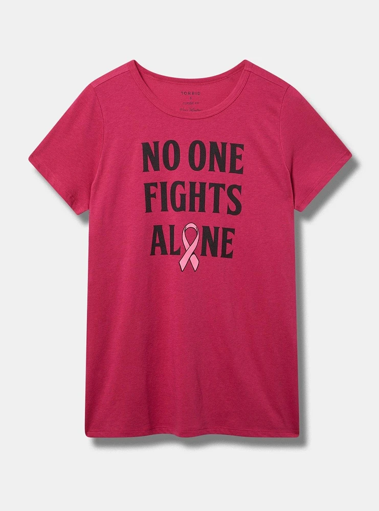 BCA No One Fights Alone Classic Fit Signature Jersey Crew Tee