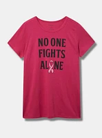 BCA No One Fights Alone Classic Fit Signature Jersey Crew Tee