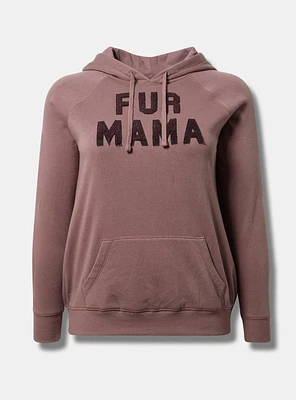 Fur Mama Classic Fit Cozy Fleece Hoodie