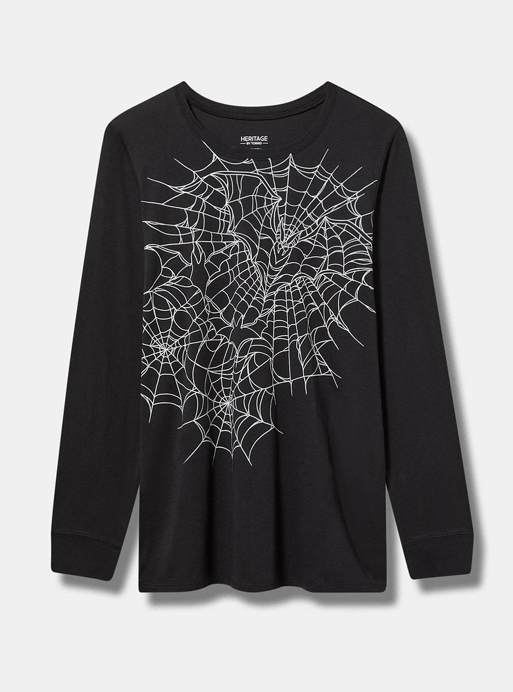 Bat Web Classic Fit Cotton Jersey Long Sleeve Tee