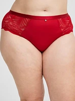 Holiday Glam Lace Mid Rise Hipster Panty