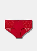 Holiday Glam Lace Mid Rise Hipster Panty