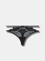 Diamante Lace Strappy G-String Panty