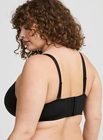 XO Plunge Push Up High Apex Diamante Straight Back Bra