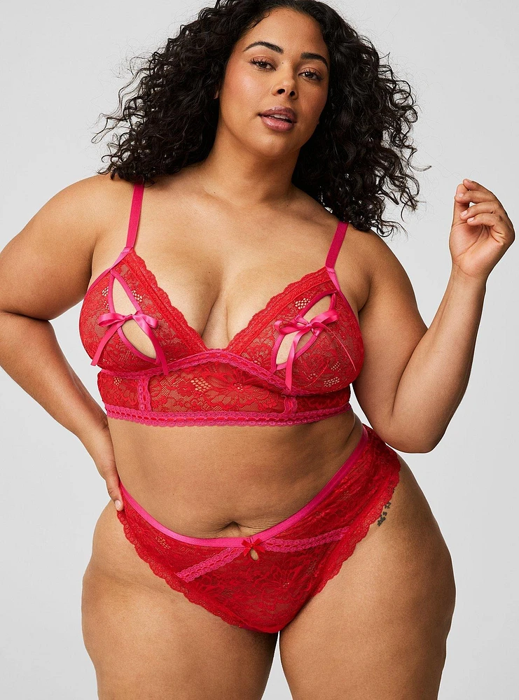 Split Cup Wire-Free Bralette