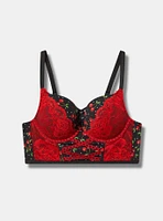 XO Plunge Push-Up Longline Bra