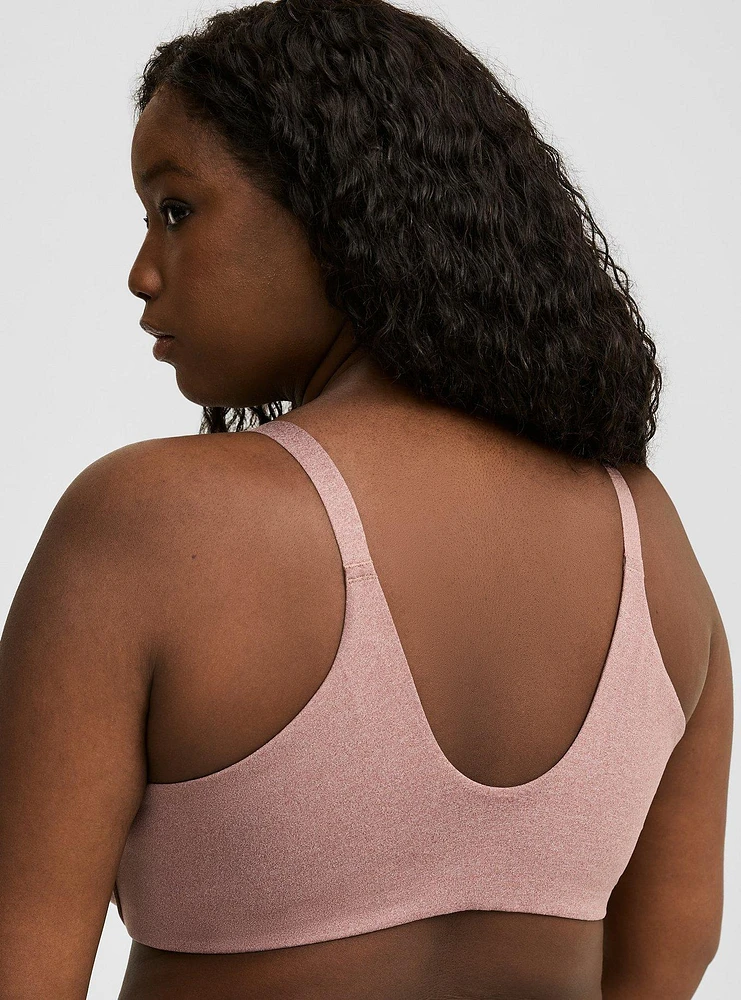 Push-Up T-Shirt Heather Bra with 360° Back Smoothing