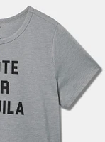 I Vote For Tequila Classic Fit Signature Jersey Crew Tee