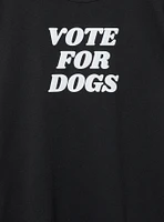 Vote For Dogs Classic Fit Signature Jersey Crew Tee