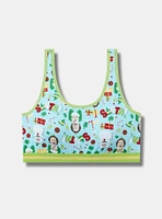 Elf Santa Scoop Neck Bralette