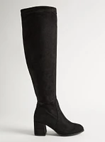 Block Heel Over The Knee Boot (WW