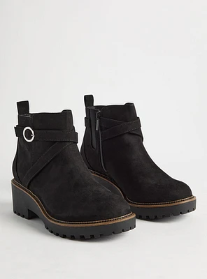 Buckle Wedge Bootie (WW