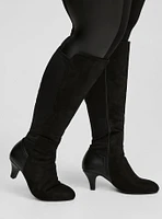 Kitten Heel Knee Boot (WW