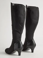 Kitten Heel Knee Boot (WW