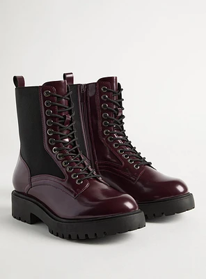 Lace-Up Combat Bootie (WW)