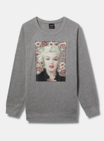 Marilyn Monroe Cozy Fleece Embroidered Sweatshirt