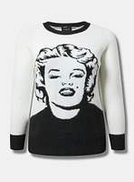 Marilyn Monroe Face Vegan Cashmere Sweater