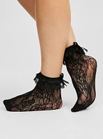 Lace Bow Ankle Socks