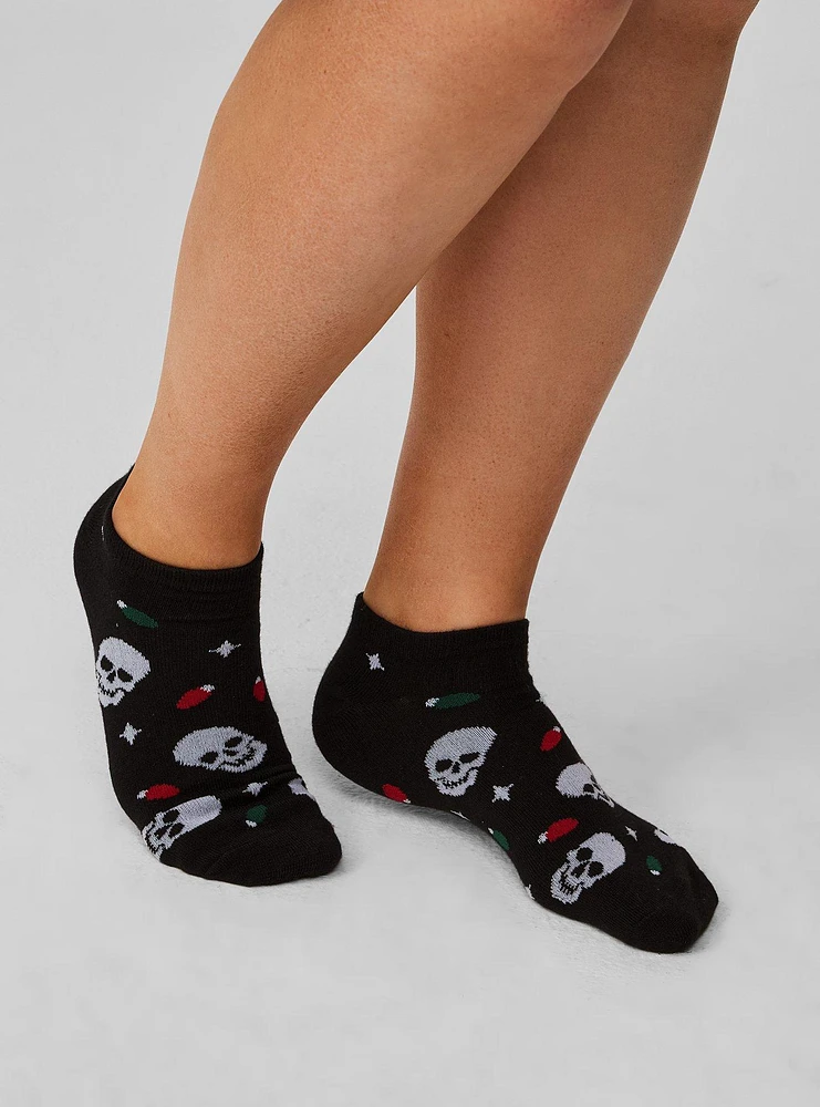 5 Pack Holiday Low Cut Socks