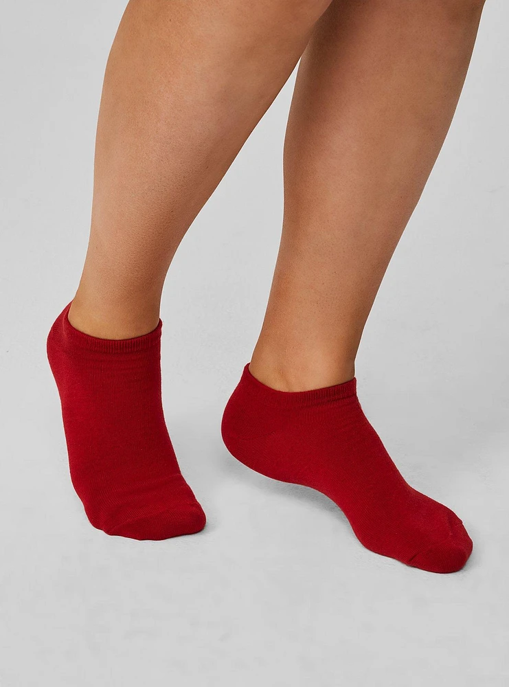 5 Pack Holiday Low Cut Socks