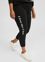 Marilyn Monroe Super Soft Plush Cropped Jogger