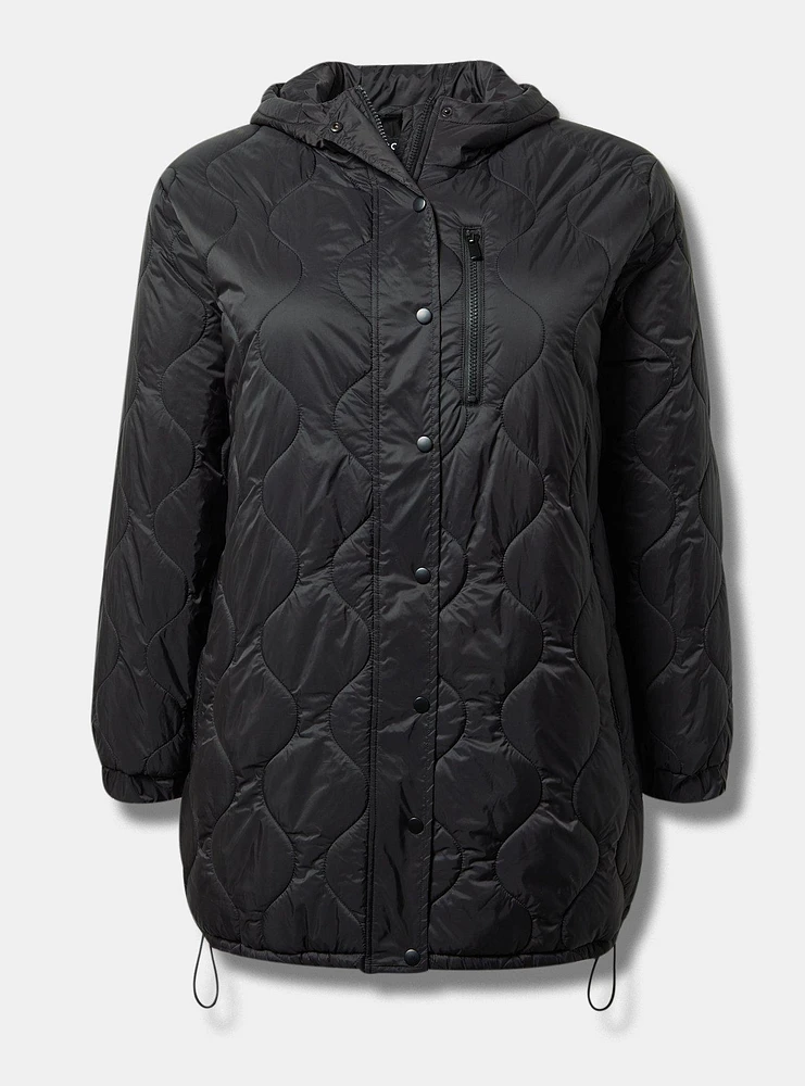 Nylon Lightweight Puffer Jacket