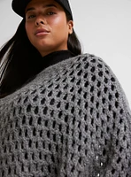 Open Weave Poncho