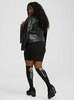 Lace-Up Over The Knee Sock