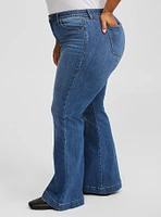 Sky High Flare Premium Stretch High-Rise Jean