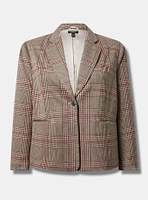 Jacquard Double Knit Blazer