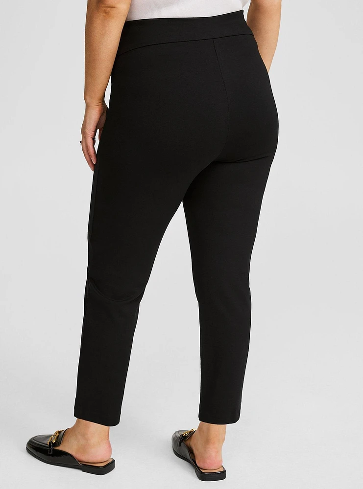 Pull On Pencil Skinny Studio Luxe Ponte Pant