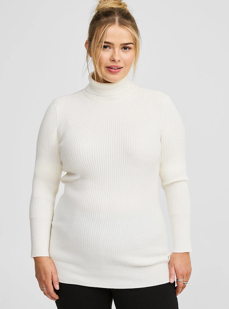 Everyday Soft Ribbed Pullover Long Sleeve Sweater