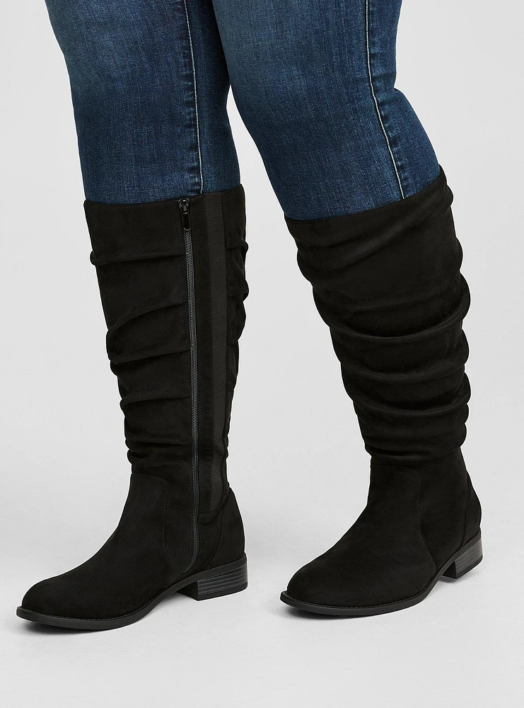 Slouch Flat Knee Boot (WW