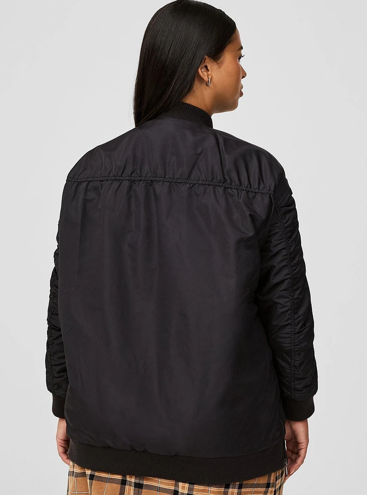 Oversized Bomber Jacket