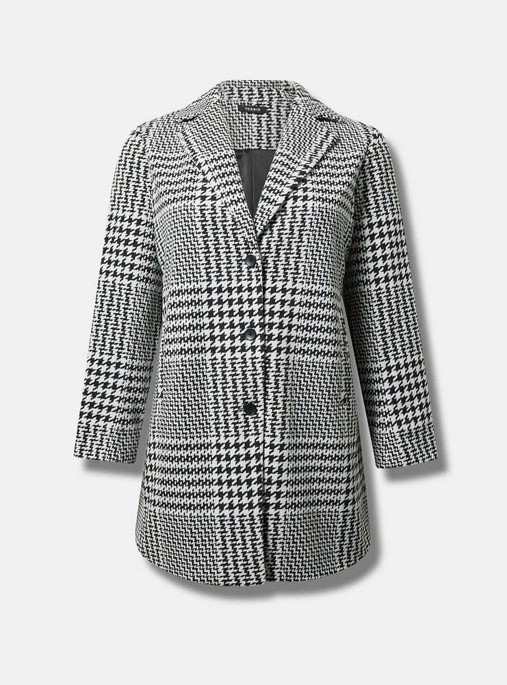 Cozy Double Knit Longline Blazer