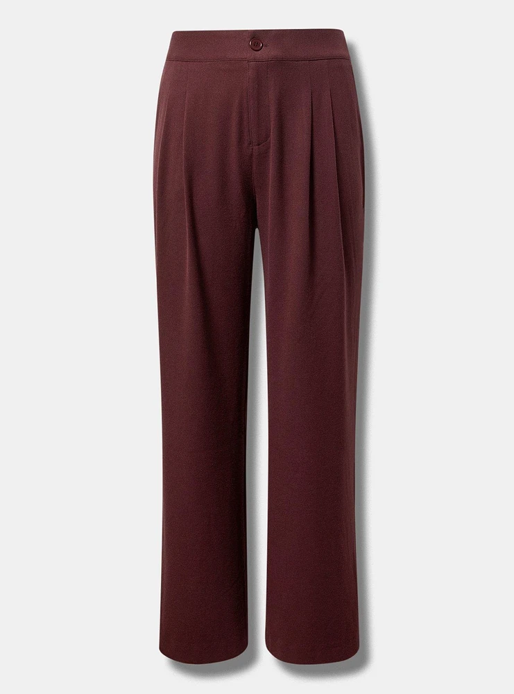 Brushed Twill Wide Leg Pants