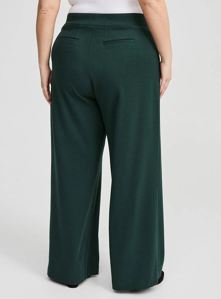 Brushed Twill Wide Leg Pants