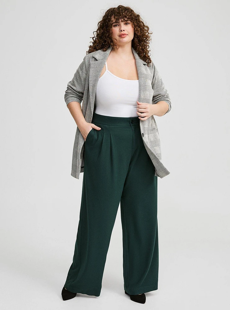 Brushed Twill Wide Leg Pants