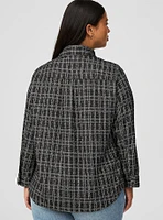 Stretch Boucle Shacket