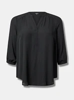 Harper Georgette 3/4 Blouson Sleeve Tunic