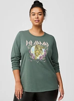 Def Leppard Classic Fit Cotton Long Sleeve Tee