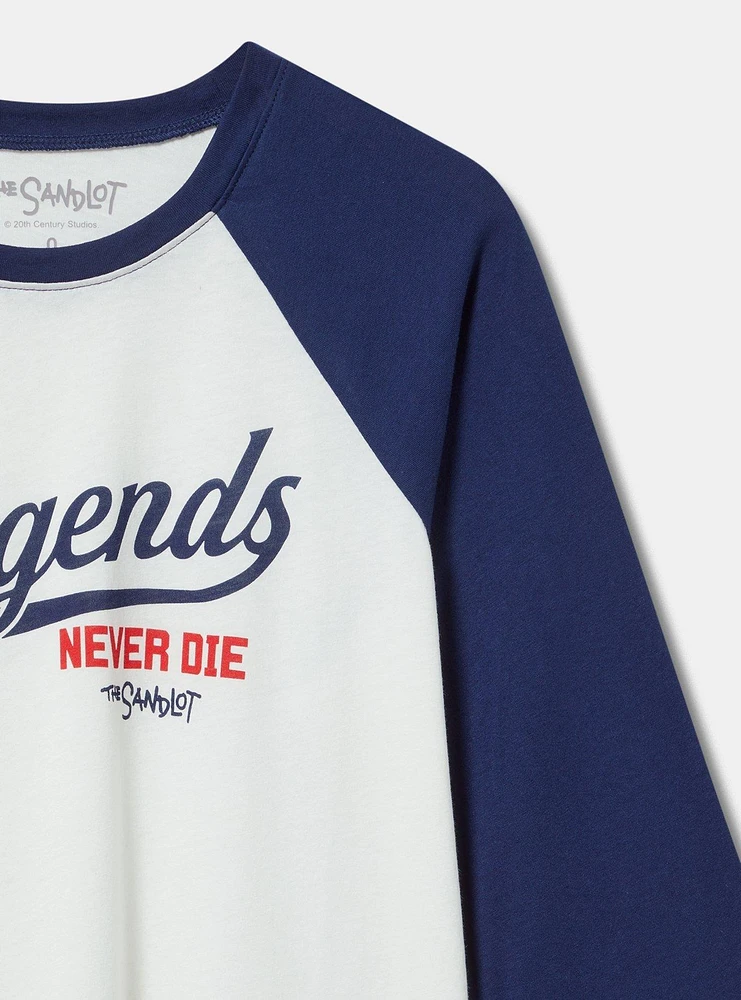 The Sandlot Classic Fit Cotton Raglan Tee