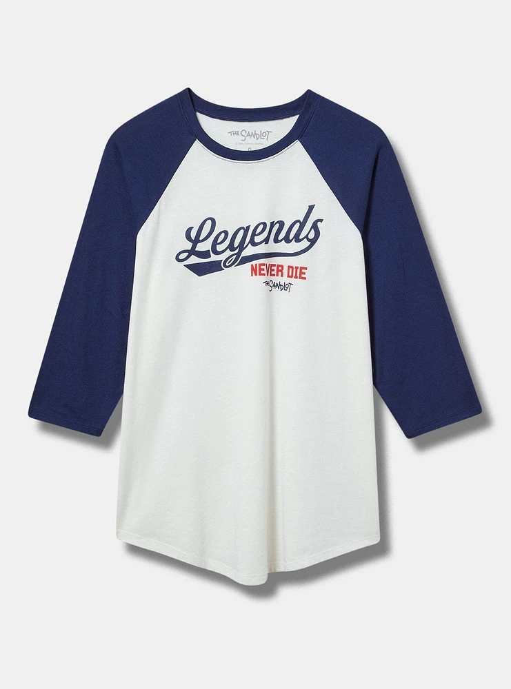 The Sandlot Classic Fit Cotton Raglan Tee