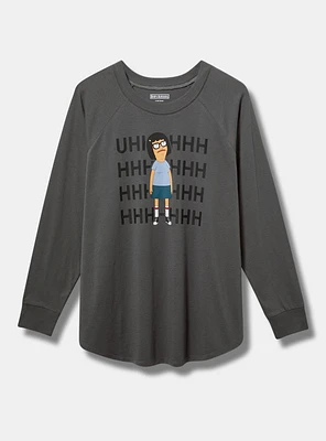 Bob's Burgers Classic Fit Long Sleeve Raglan Ringer Tee