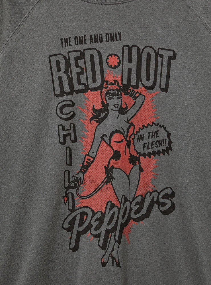 Red Hot Chili Peppers Classic Fit Cozy Fleece Raglan Sweatshirt