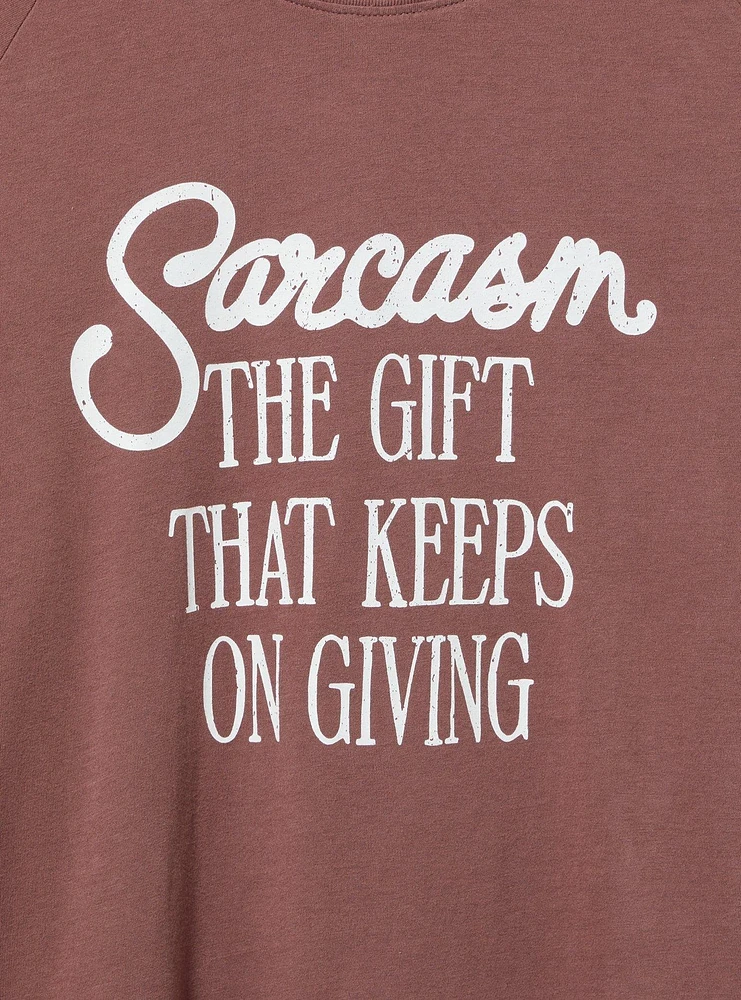 Sarcasm Classic Fit Heritage Jersey Long Sleeve Tee