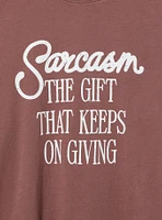 Sarcasm Classic Fit Heritage Jersey Long Sleeve Tee